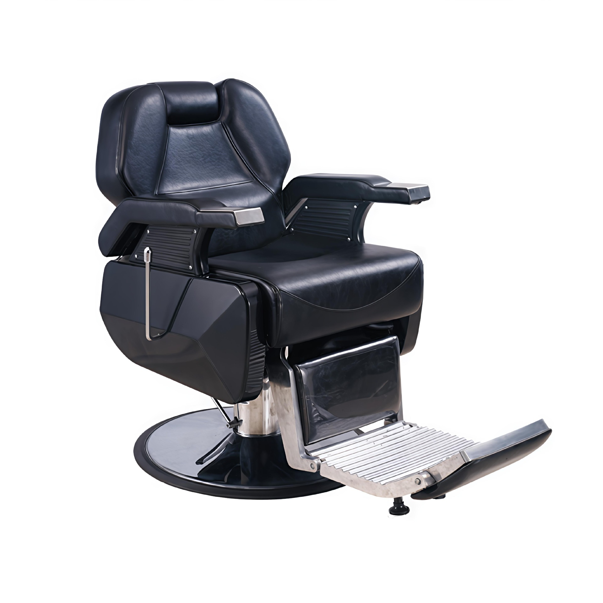 Sillón de barbero, sillón de peluquería ajustable, sillón grande de barbero para hombre de estilo retro europeo, sillón reclinable para afeitar y peluquería image 8