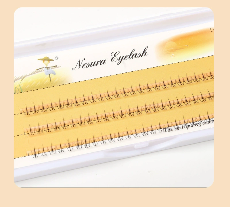 Transparent false eyelashes for eyelashes for bride, for every day