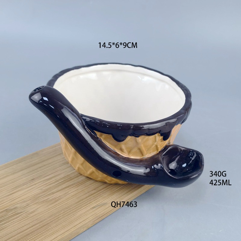 Taza de café de donas de cerámica multifuncional europea y americana transfronteriza Taza de hamburguesas de alto valor creativo Suministros de bar