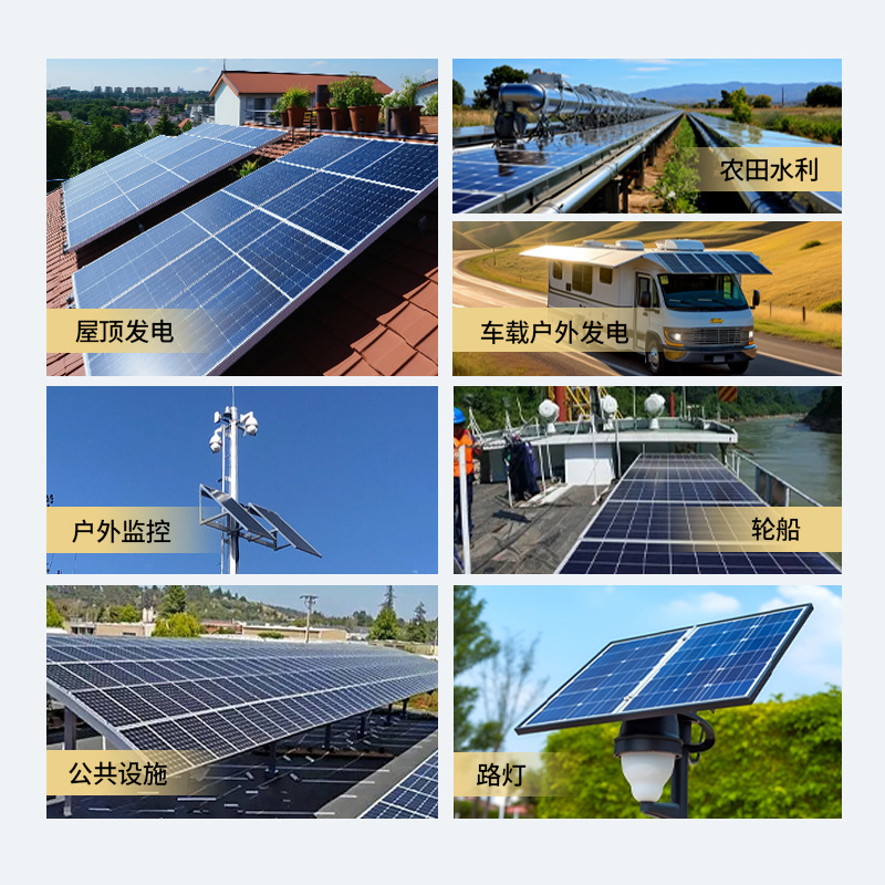 Suministro transfronterizo de 100W18V monocristalino de silicio de potencia suficiente panel solar fotovoltaico laminado fábrica de panel fotovoltaico