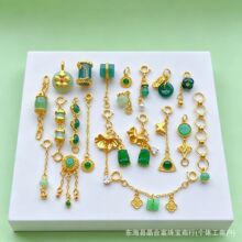 s925�ŷ���������Ȼ�������ƽ���ۺ�«�𻨸����׹DIY��Ʒ��