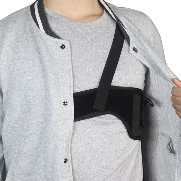 Cross-Border Unisex Left/Right Shoulder Crossbody Elastic Sports Waist Belt Tactical Hidden Quick-Draw Gun Holster Quick-Draw Holster