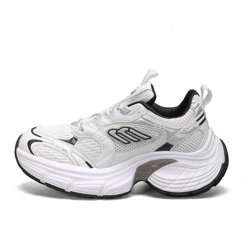 Dad Shoes Paris Tire Shoes Men's New Thick-Soled Shoes Heightening Retro Shoes Women's Sports Shoes Casual Breathable Mesh