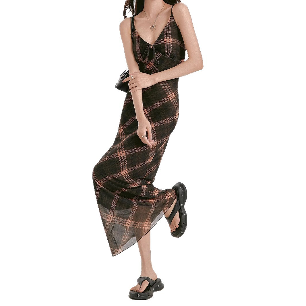 GraceChic Sommerkleid für birnenförmige Frauen mit drapierten Trägern und figurformendem Bauch-weg-Effekt in großen Größen – lässiges Retro-Kleid für Damen_voghion.com