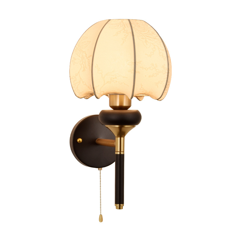 Grand View Garden Headlight 2026 nuevo estilo de madera antigua sala de estar decoración de estudio lámpara de pared retro residencial Headlight L271