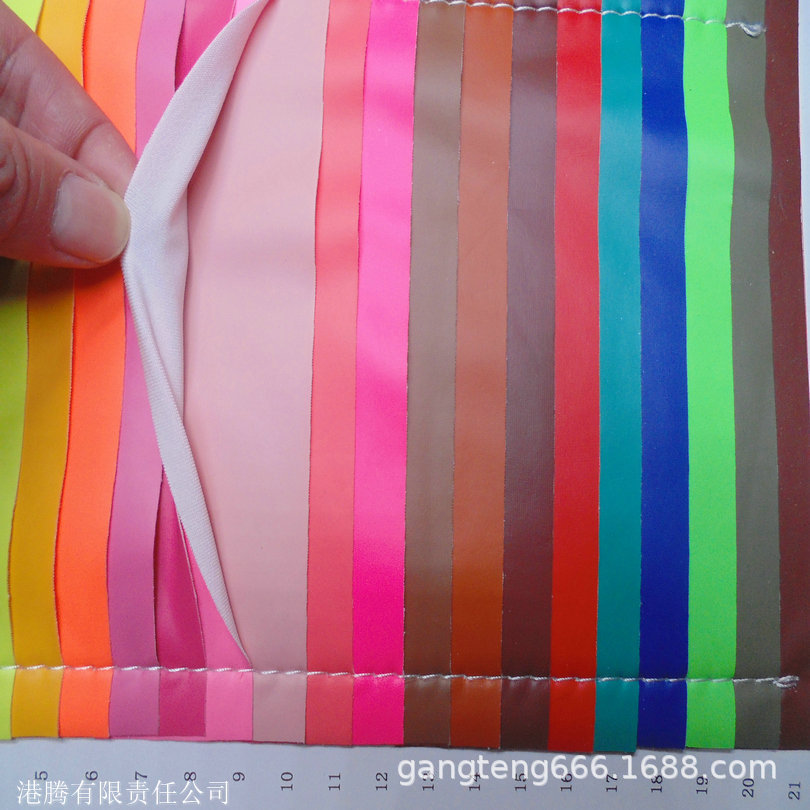 四面弹力 哑光PU 薄柔软 皮革佳基布 衣服玩具革 弹力磨砂 平纹雾