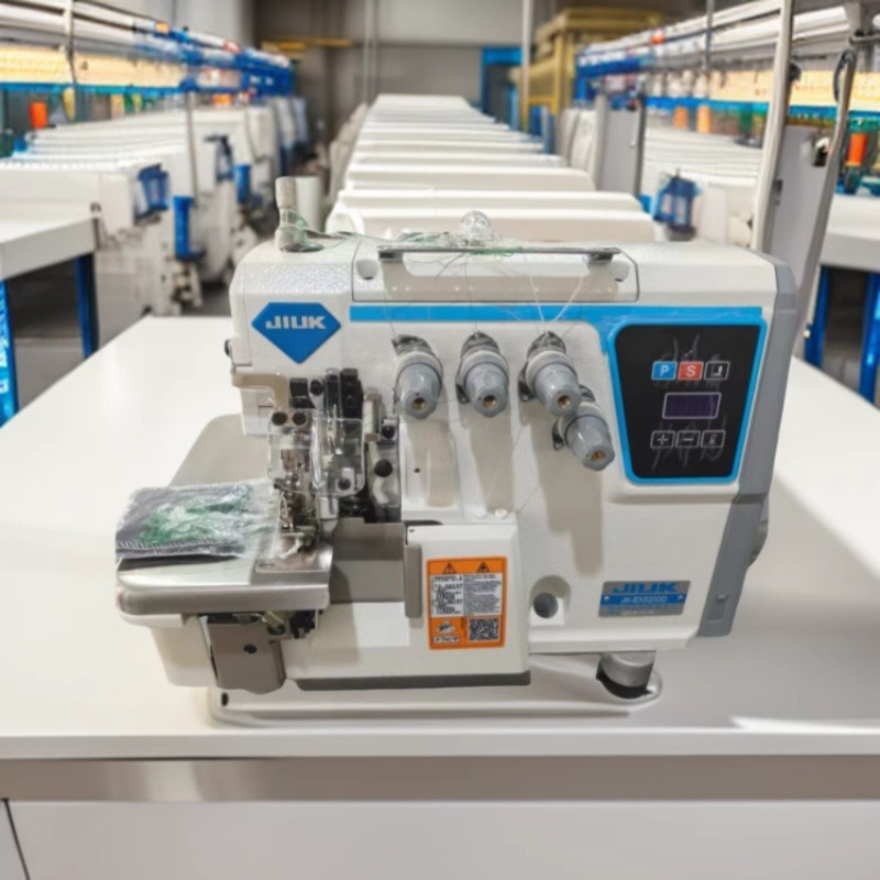 Máquina de coser overlock de alta velocidad con accionamiento directo integrado JK, modelo Jack, adecuada para telas delgadas y gruesas, máquina de coser bordes, máquina overlock industrial, uso doméstico.