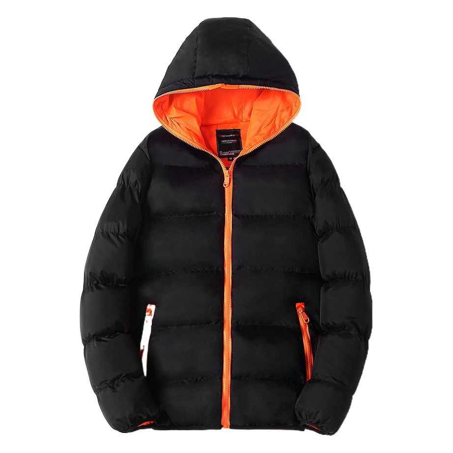 AliExpress Comercio exterior transfronterizo Abrigo acolchado de algodón de invierno Abrigo acolchado de algodón con capucha de los hombres Abrigo de moda europeo y americano Chaqueta acolchada de algodón cálido casual abrigo de hombre