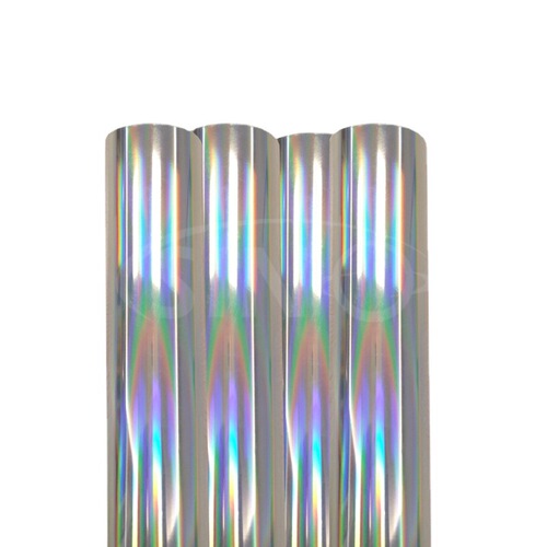 Colorful transparent bottom laser film car pull flower lettering film colorful printable car body sticker rainbow instant sticker