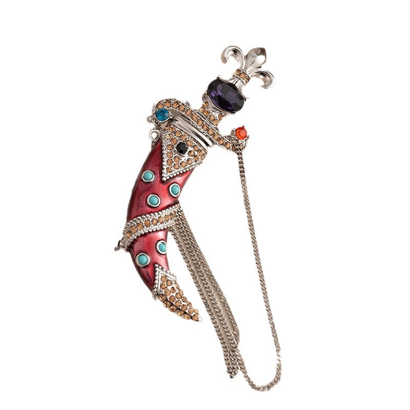 Pulsera de flores esmaltadas oversize para mujer, joya statement_voghion.com