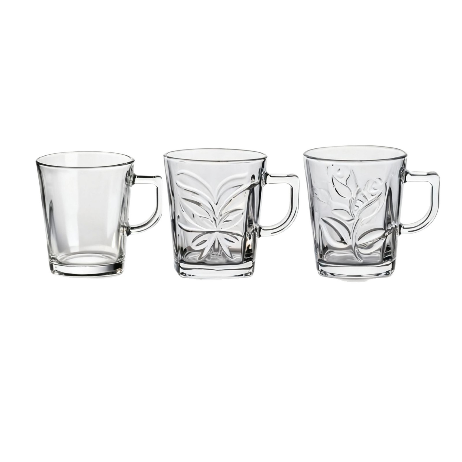 Vaso de cerveza al por mayor con mango, taza de cerveza comercial, taza de vidrio, taza de agua, taza de té, taza de bebida, logotipo impreso