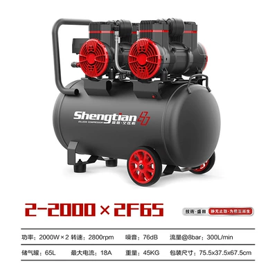 Woodworking Portable High-Pressure Air — Hava kompressorları - 2-2000-x2f-65-220v-single-phase-8bar