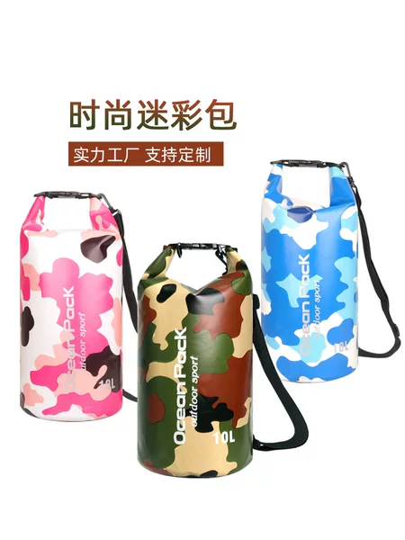 Outdoor Waterproof Bag Rafting Snorkeling Backpack Large Capacity Swimming Travel Storage Bucket Bag Beach Backpack Water Bag