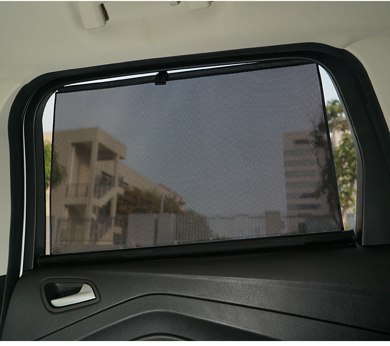 Automatic Retractable Car Sunshade Curtain, Mesh Sunshade for Sun Protection and Heat Insulation, Specialized for Car Side Windows