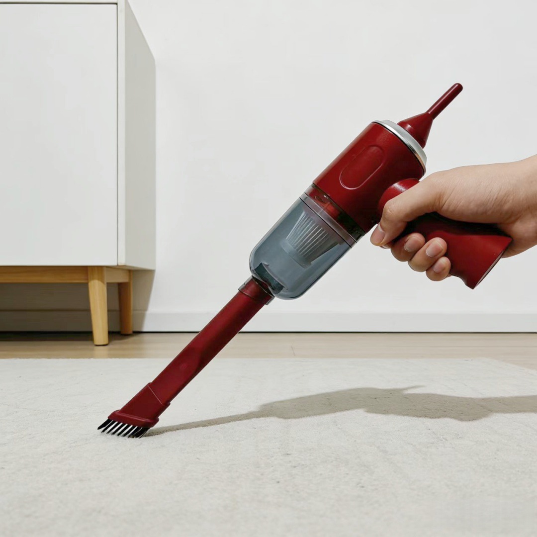 Wireless Handheld Vacuum Cleaner for Car and Home Use, Large Suction Power, Mini Rechargeable, Portable, Multi-Functional, Dual-Purpose for Suction and Blowing