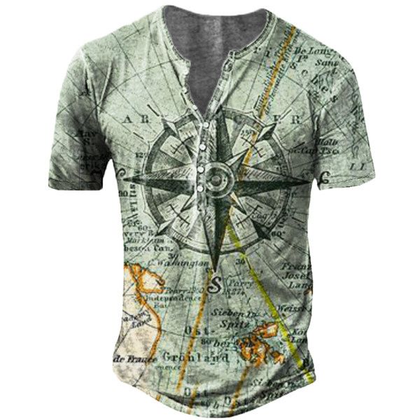 Mann kleidung Mode lässig digital gedruckt kurzarm T-shirt männer 7 schnalle_voghion.com