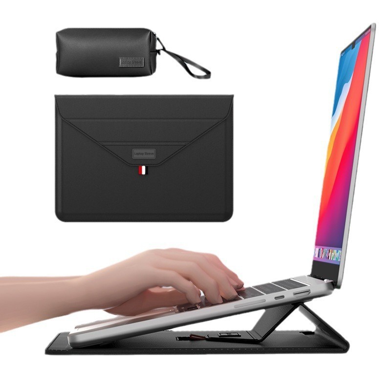 비즈니스 봉투 홀더 가방 - 블랙 + 디지털 액세서리 가방처럼