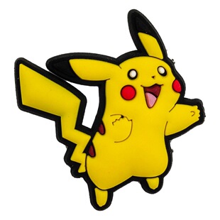Симпатичный мультфильм Pikachu Pokemon серии пещерные туфли обувь цветочные украшения diy пещерные туфли застежки