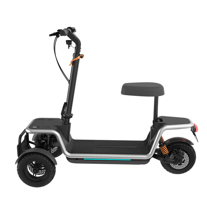 HX nuevo scooter eléctrico de acero al carbono de 3 ruedas S30 adulto larga duración de conducción scooter inteligente