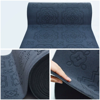 Avtomobil döşəmə paspasları – coiled material floor mat - pvc-engraved-brushed-gray-09-meters-wide-take-a-few-pieces-and-send-a-few-meters