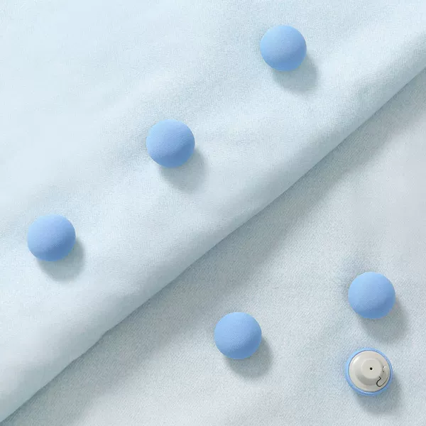 Blue cloth covered steel needle