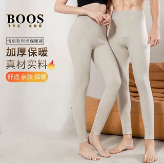 中厚款羊毛裤高腰弹力加厚保暖打底裤亲肤男女款棉裤秋冬一件代发