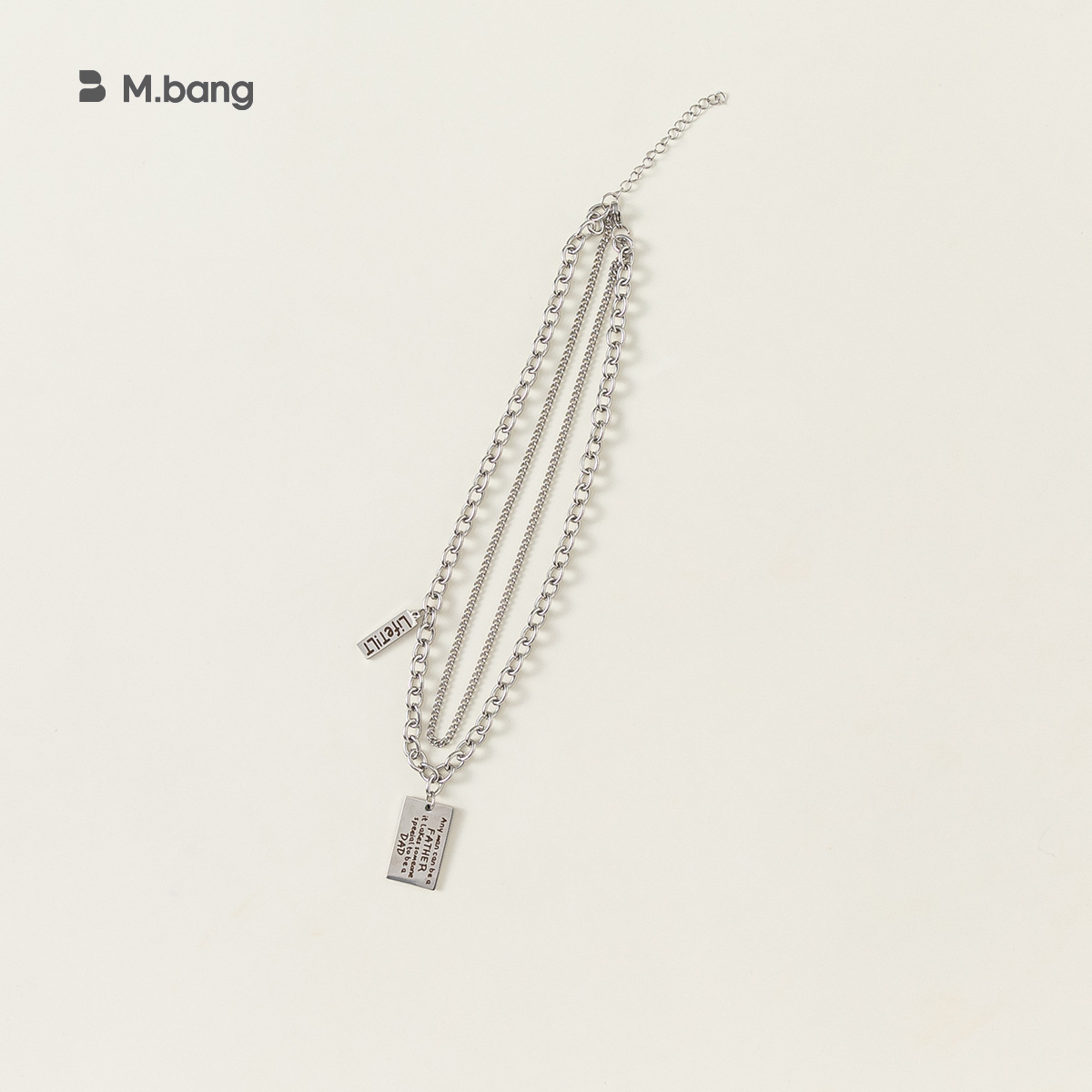 Youbao ropa para niños collar para niños colgante personalizado para niños hip-hop con colgante para niñas cadena de acero de titanio PS24015