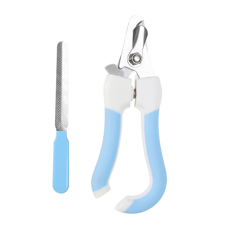 En stock al por mayor Taotao gancho para mascotas cómodo cortaúñas para mascotas con archivo de plástico perro cortaúñas tamaño pequeño