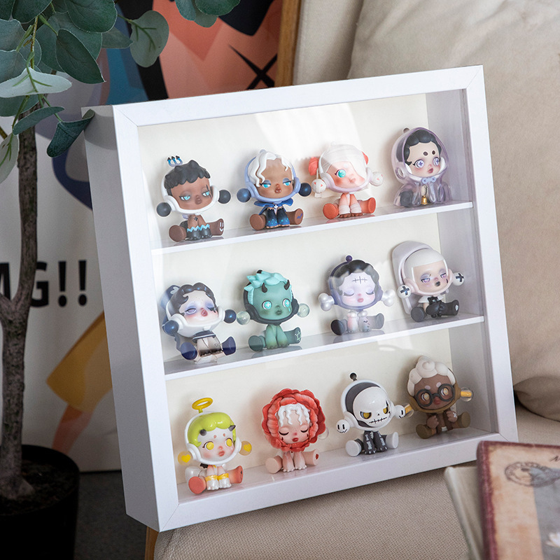 Customized Hollow Photo Frame Bubble Mart Blind Box Photo Frame Display Box Stereo Thickened Storage Frame with Double Layer Partition Customized Hollow Photo Frame Bubble Mart Blind Box Photo Frame Display Box Stereo Thickened Storage Frame with Double Layer Partition