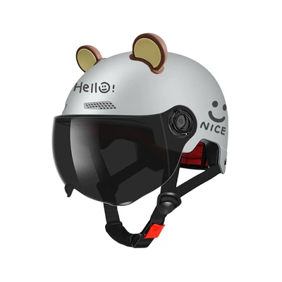 for All Seasons | Motorcycle Safety Supplies - new-national-standard-gray-short-tea-free-cute-ears-one-size-fits-all