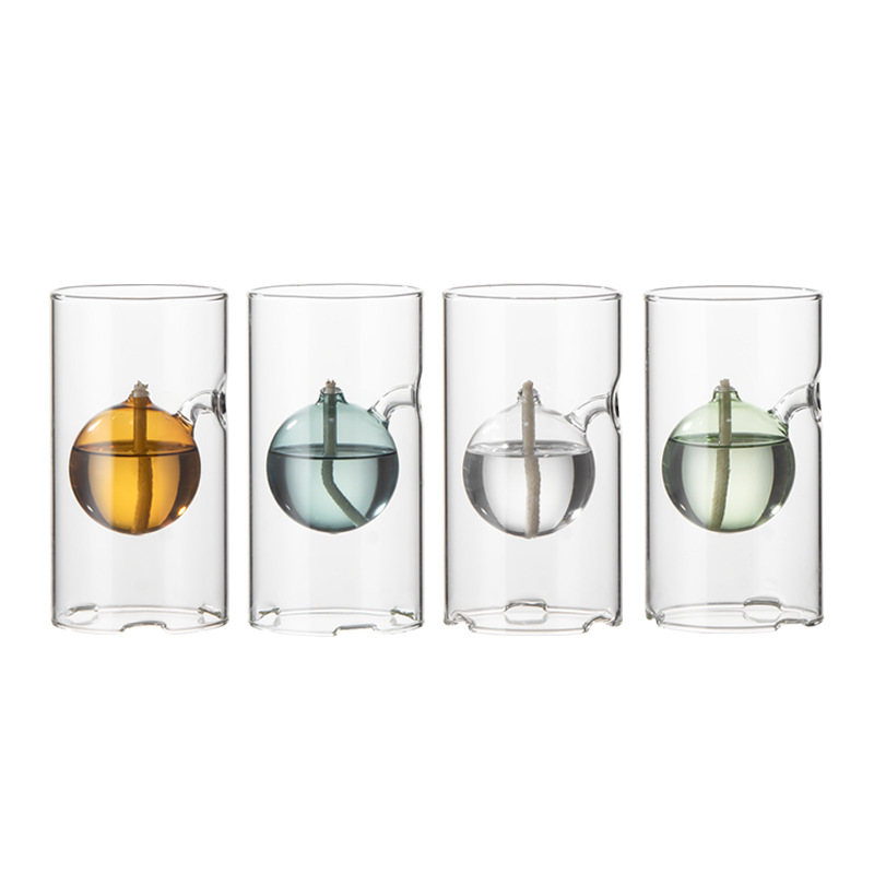 Portavelas de cristal para lámpara de aceite, lámpara para bodas, hotel, restaurante occidental, cena romántica a la luz de las velas, decoración de bar, adornos, portavelas de estilo europeo
