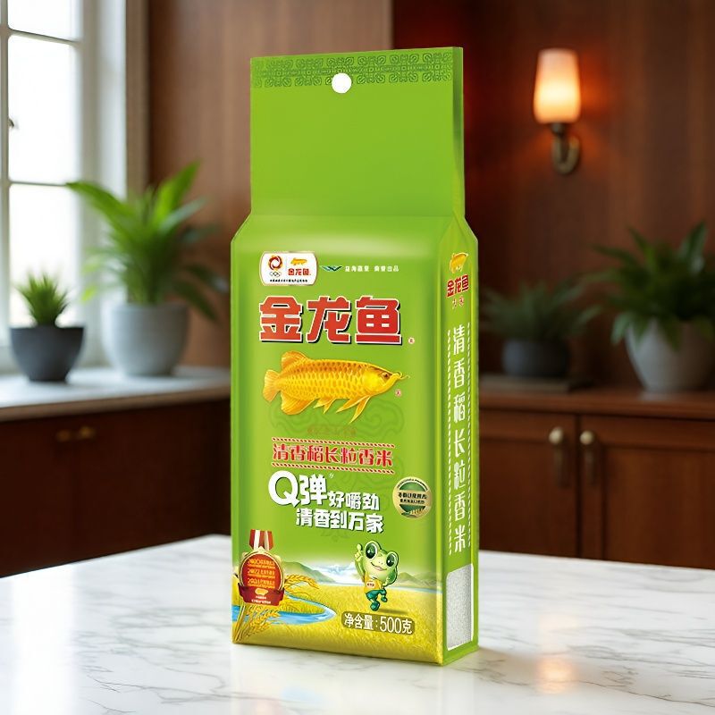 Arowana Fragrant Rice Long Grain Fragrant 500g Small Bag Home Cooking Rice Porridge Northeast Rice Arowana Fragrant Rice Long Grain Fragrant 500g Small Bag Home Cooking Rice Porridge Northeast Rice