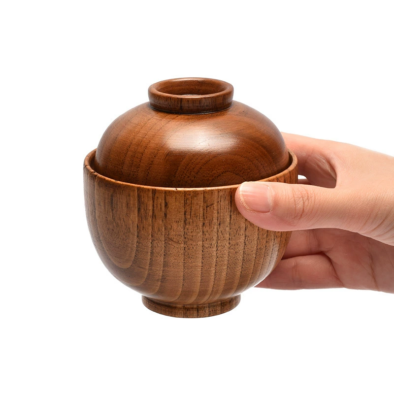 In stock jujube, Japanese style with dishes, cats engraved snack bowls, baby children cover bowl houses, house Japanese -style wooden bowls