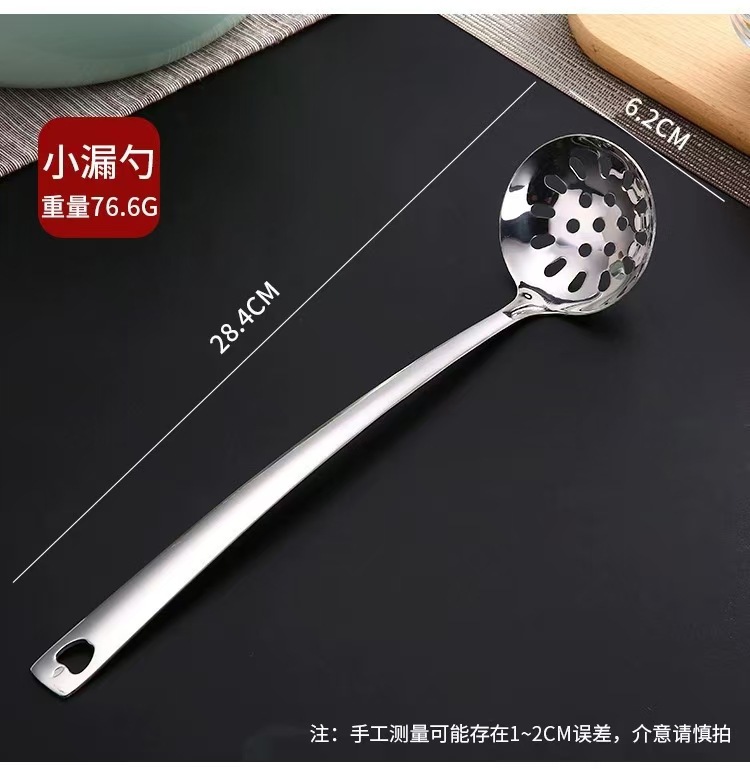 Acero inoxidable cucharas de cocina