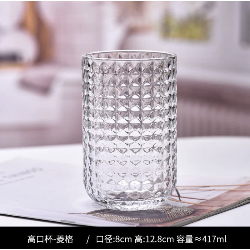 Gran por mayor cristal de diamante europeo tazas de vino tazas de champán tazas de helado tazas de hotel elegante utensilios domésticos tazas de agua