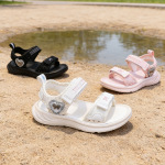 26-37码2026新款中童鞋儿童凉鞋韩版上线魔术贴女童沙滩鞋5722