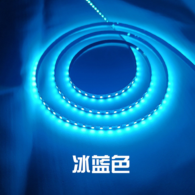 6mmS LED correa de lámpara flexible 12V por metro 120 lámpara 2835 lámpara desnuda no impermeable lámpara de neón dividida