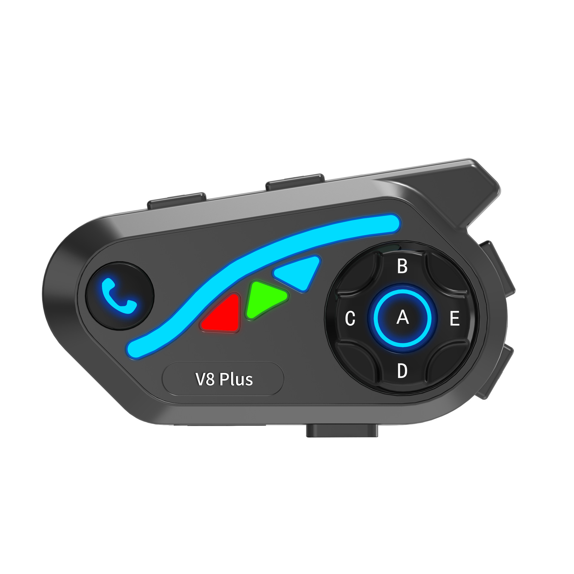 V8Plus Motosiklet Bluetooth İnterkom 1500m 1-7 Nəfərlik