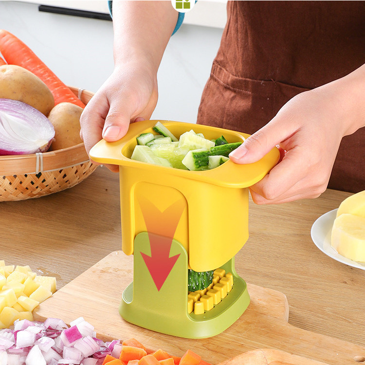 New Press-type Home Daily Necessities Vegetable Chopper Gadget Kitchen Multi-functional Dicing Cutter Vegetable Stripping Cutter