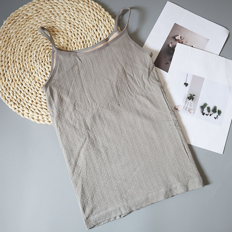 秋冬保暖背心吊带内衣学生加绒加厚修身打底无袖马甲上