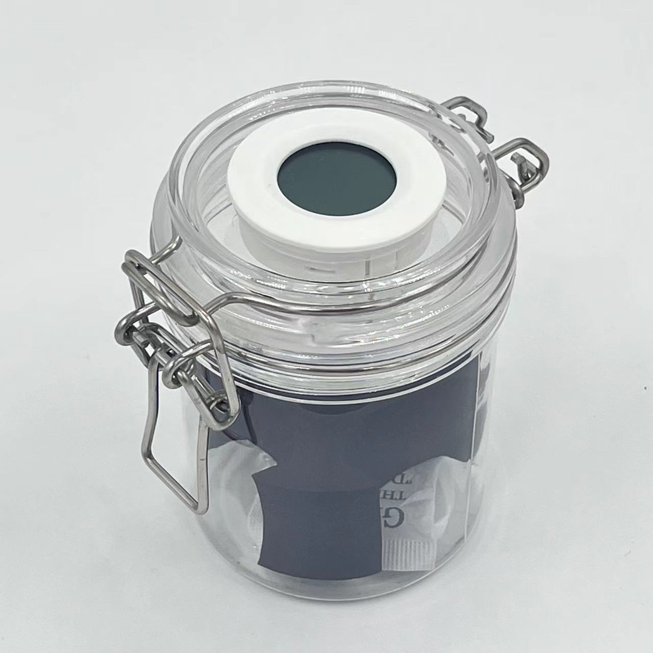 爆款嫁接睫毛胶水储存罐 活性炭美睫胶水罐 温度计湿度计美妆胶罐