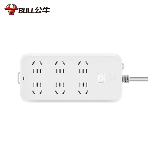 Bull socket with line 3 meters multi-functional computer plug-in strip power strip GN-B5060