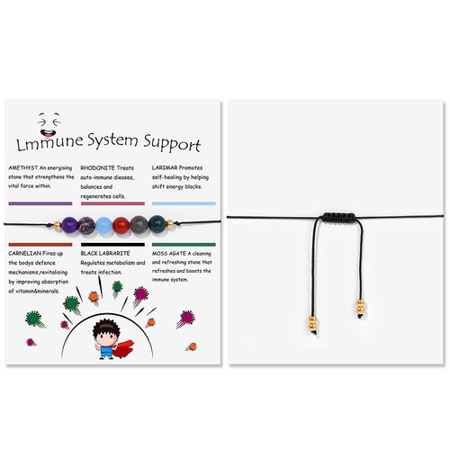 Natural stone beads 8mm beads woven bracelet for men vintage cardboard work bracelet adjustable woven bracelet