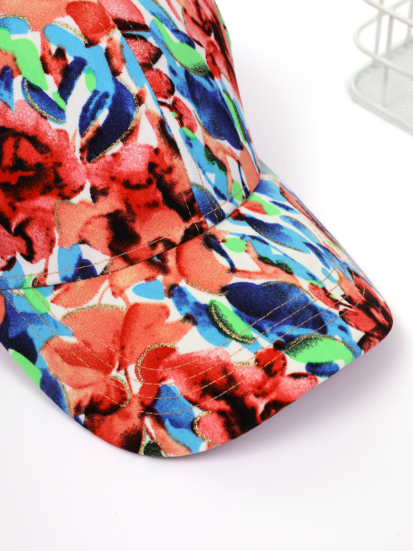 La gorra de béisbol impresa Sombrero de vacaciones de ocio enarbolado a prueba de sol transpirable de moda para mujer