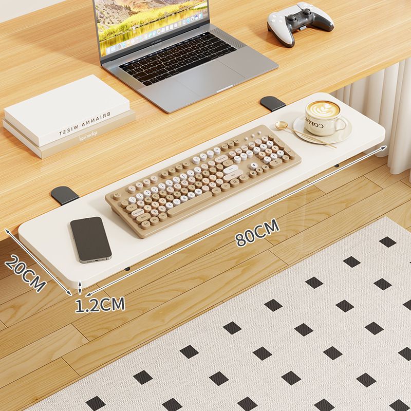 Extensión Plegable de Escritorio para Computadora con Soporte de Brazo para Oficina image 46