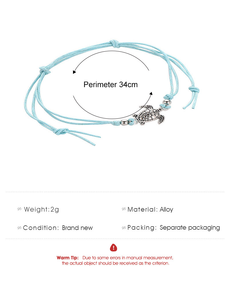 5g Weight Anklet Classification 1 Piece, 1 Set Quantity Holiday, Daily Occasion Alloy Material Turtle Pattern Unisex Gender Ethnic Style Style Wholesale Jewelry Ethnic Style Turtle Alloy Anklet 1