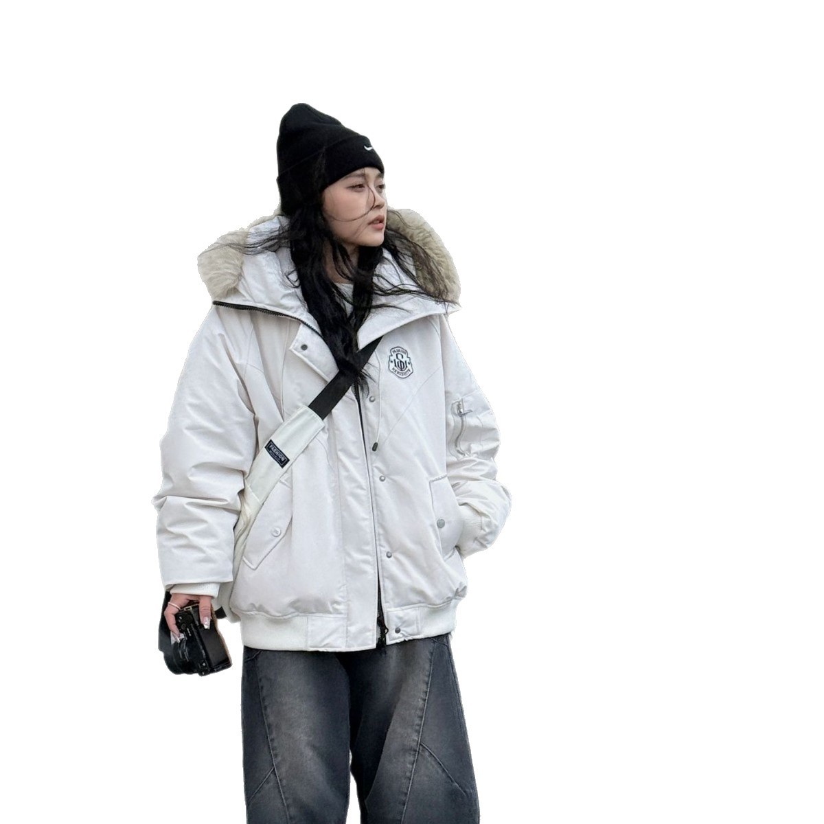 Corea del Sur ropa de algodón para mujeres corto 2025 invierno nuevo suelto con un pequeño bf chaqueta de pan image 5