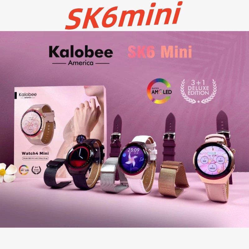 Sk6Mini Smart Watch Bluetooth Call Information Reminder Health Detection Ladies Multifunctional Smart Watch