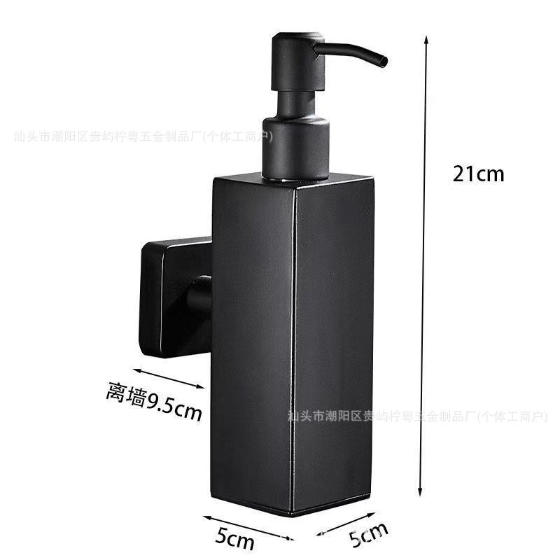 jabón de acero inoxidable tipo de pared de baño de hotel champú líquido de baño botella de presión desinfectante de manos suministro transfronterizo exclusivo