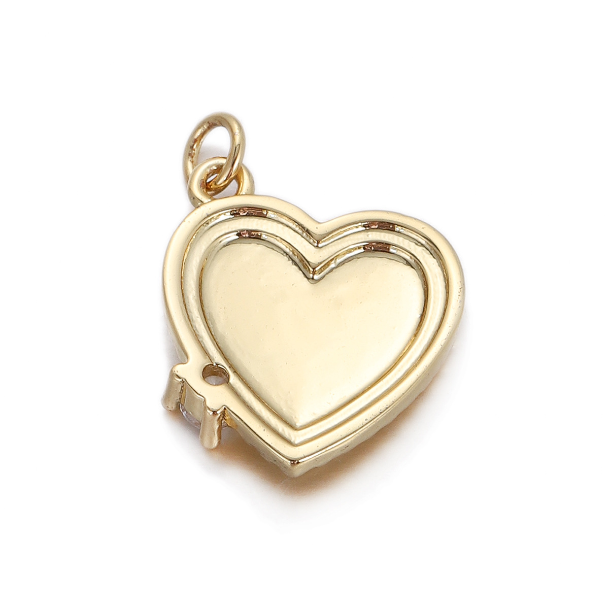 20g Weight Pendant, Chain Jewelry Making Type Copper Chain Material 1 Piece Quantity Holiday, Daily Occasion Copper Material Letter, Heart Shape Pattern Unisex Gender Plating Design Simple Style Style 1 Piece Copper Letter Heart Shape Pendant Chain 21